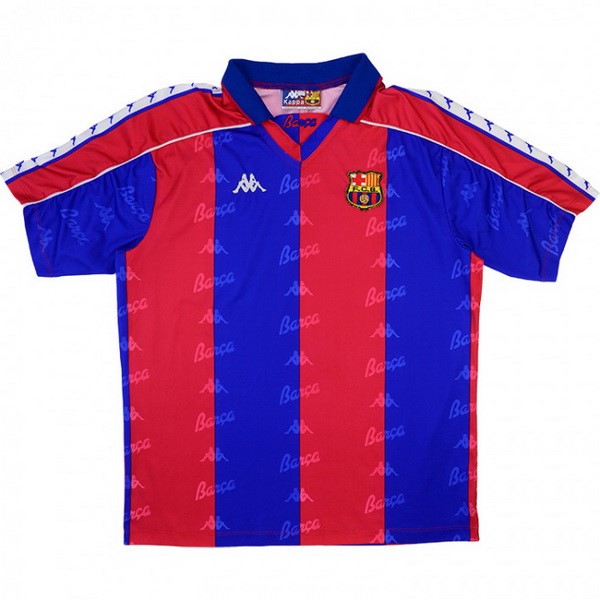 Camiseta Barcelona 1ª Retro 1992 1995 Azul Rojo